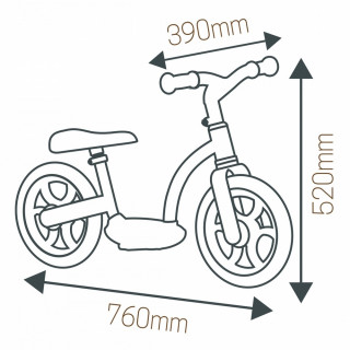 SMOBY BALANCE BIKE COMFORT 