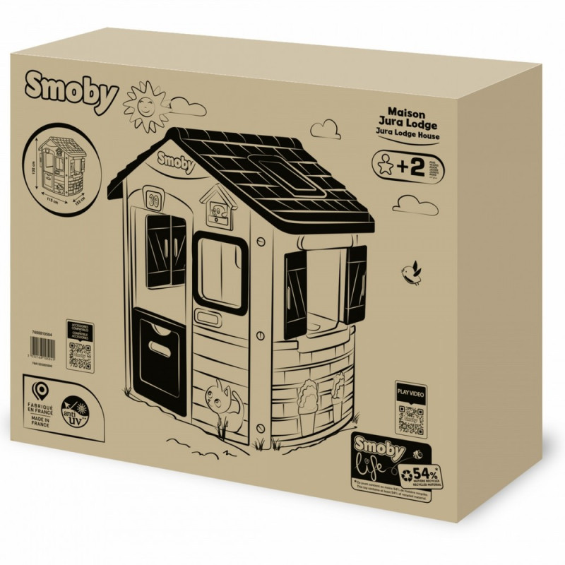 SMOBY KUCICA LIFE JURA LODGE PLAYHOUSE 