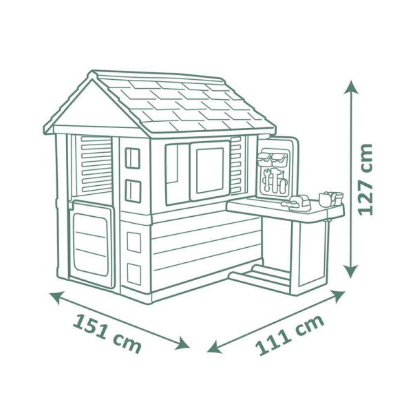 SMOBY KUĆICA RADIONICA PRIRODA 