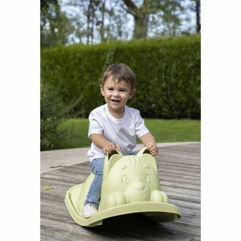 SMOBY LIFE GREEN CAT ROCKER 