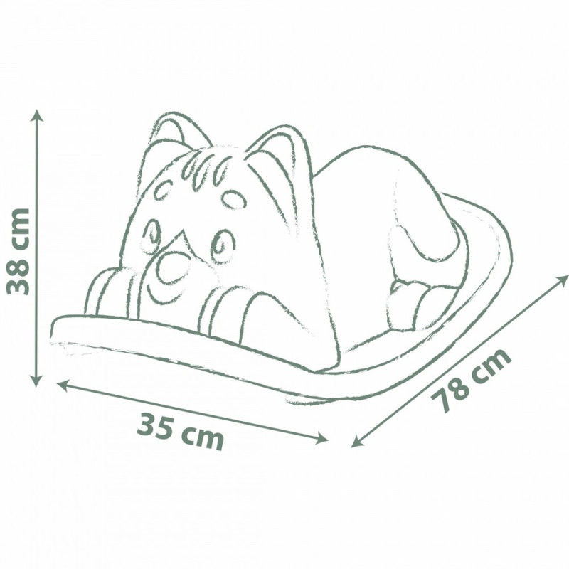 SMOBY LIFE BLUE CAT ROCKER 