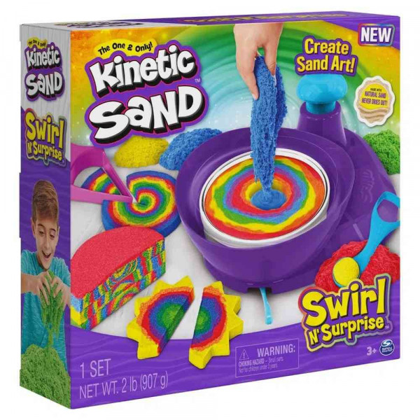 KINETIC SAND SWIRL AND SURPRISE SET SA MODLAMA