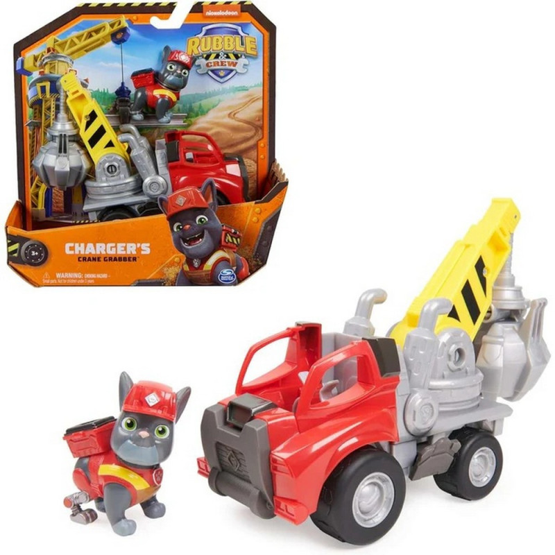 RUBBLE GRADJEVINSKO VOZILO SET SA FIGUROM 