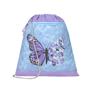 BELMIL TORBA ZA FIZICKO PURPLE BLUE BUTTERFLY 