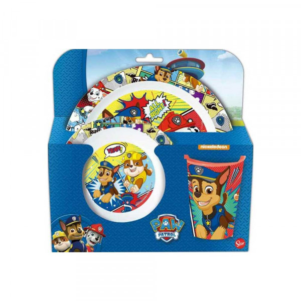 STOR TRODELNI SET ZA HRANU PAW PATROL 
