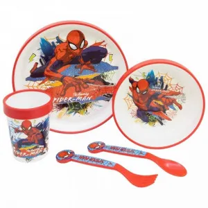 STOR NON SLIP SET ZA RUCANJE 5 DELOVA SPIDERMAN