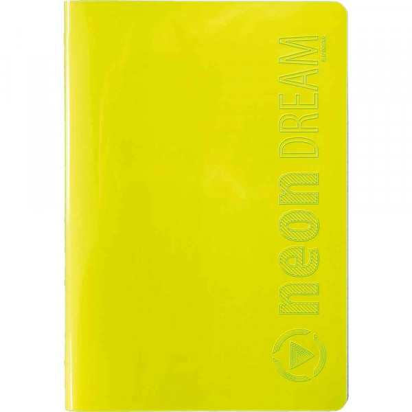 PLAY SVESKA PVC KORICE EXCLUSIVE, A4, DIKTO, 40 LISTA, NEON 