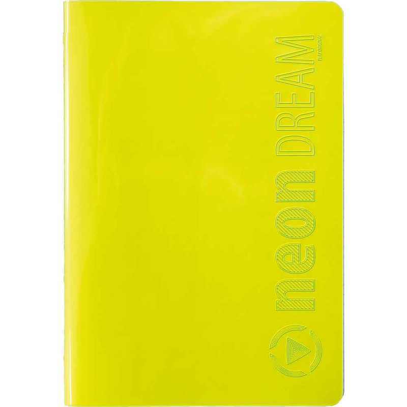 PLAY SVESKA PVC KORICE EXCLUSIVE, A4, DIKTO, 40 LISTA, NEON 
