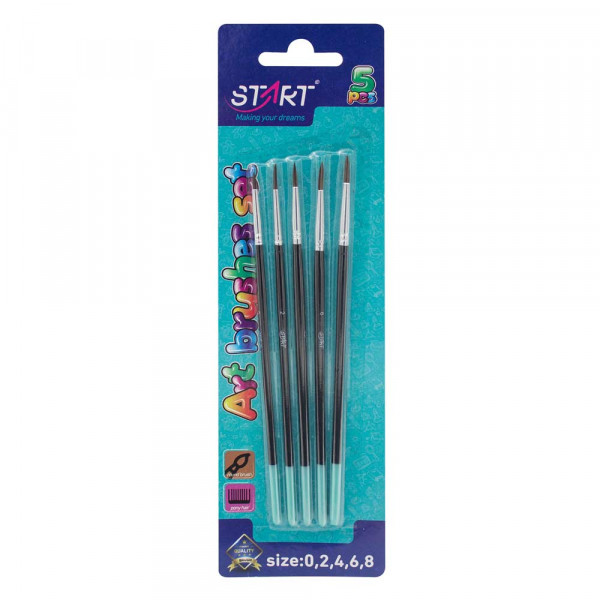 START CETKICE AKVAREL SET 5 KOM, BR. 0,2,4,6,8 START 