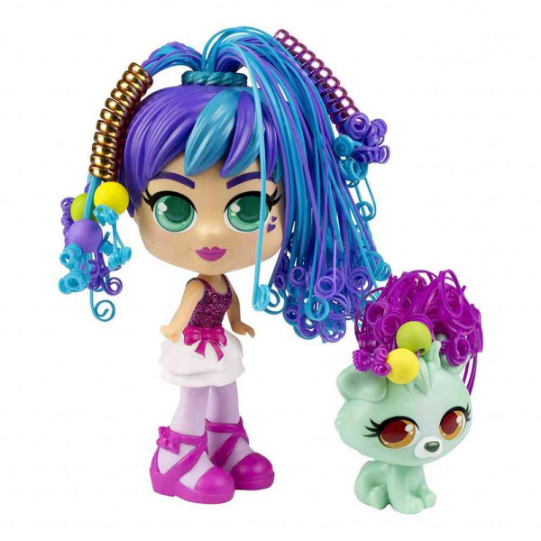 CURLI GIRLS SET LUTKICA I LJUBIMAC 