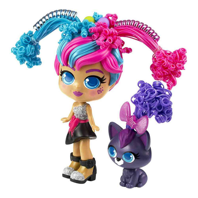 CURLI GIRLS SET LUTKICA I LJUBIMAC 