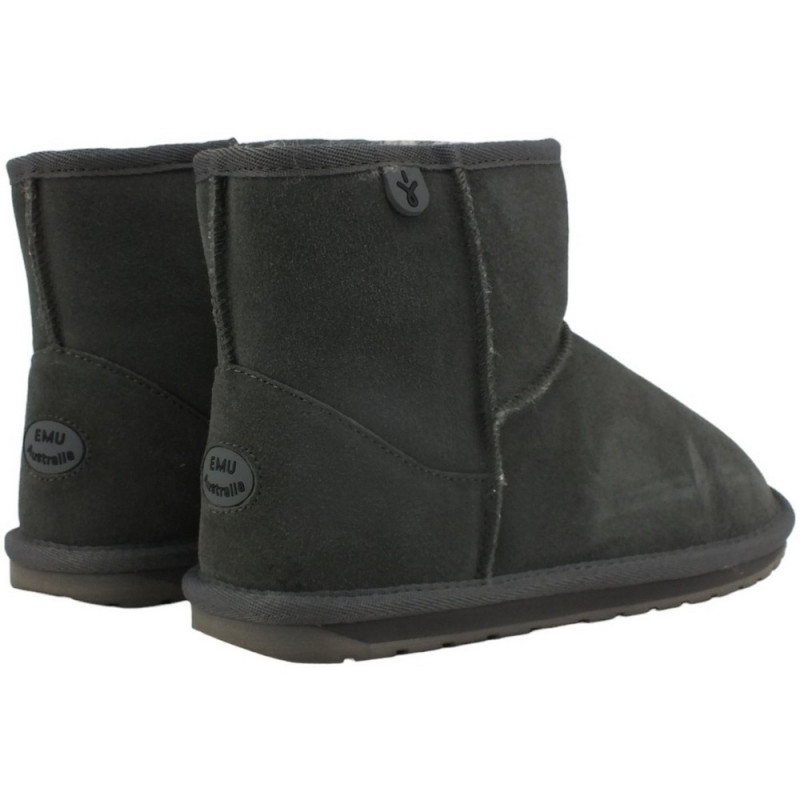 EMU CIZME WALLABY MINI TEENS CHARCOAL 