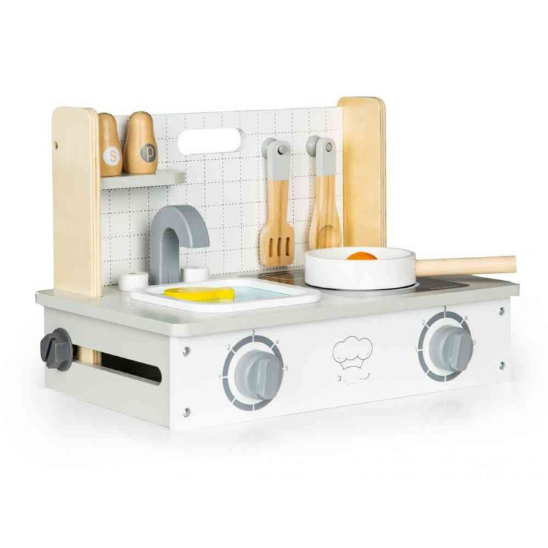 DRVENA RERNA SA DODACIMA  MINI KUHINJA ECOTOYS 