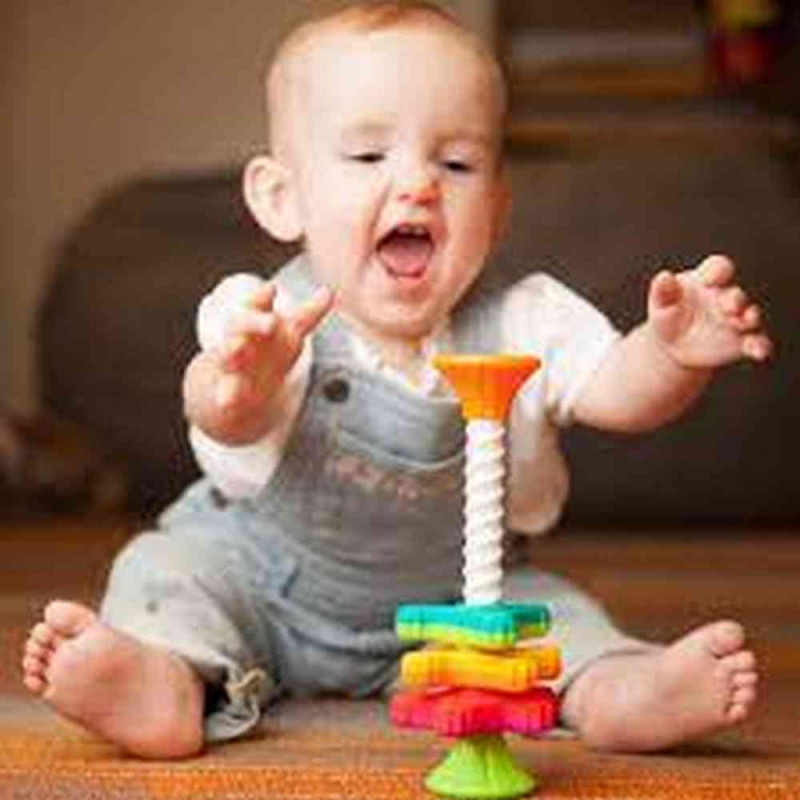 TOMY FAT BRAIN MINI SPINNY SENZORNI BEBI SET