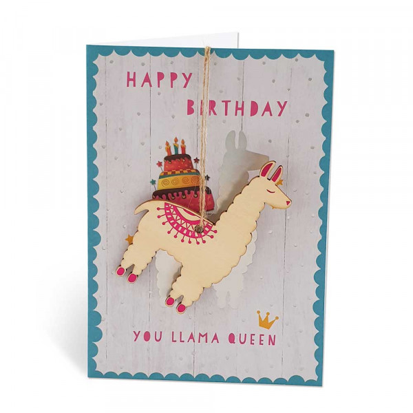 CESTITKA WOODSTOCK HAPPY BIRTHDAY YOU LAMA QUEEN 