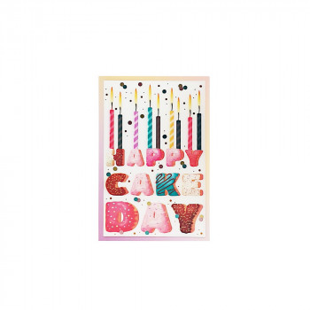 CESTITKA 3D HOOREY HAPPY CAKE DAY 