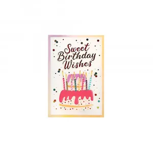 CESTITKA 3D HOOREY SWEET BIRTHDAY WISHES