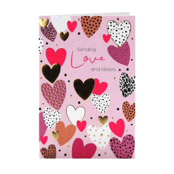 ČESTITKA SENDING LOVE AND KISSES 