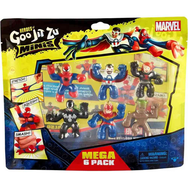 GOO JIT ZU HERO MARVEL MINI MEGA 6 PACK