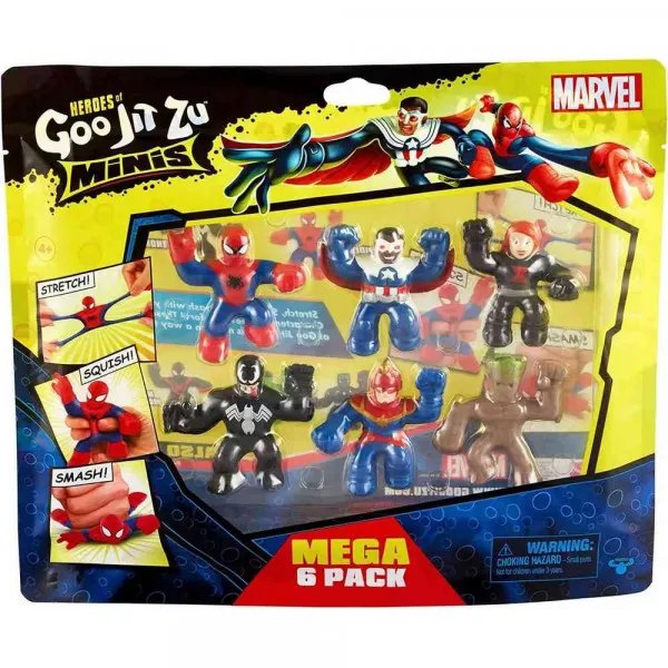 GOO JIT ZU HERO MARVEL MINI MEGA 6 PACK 