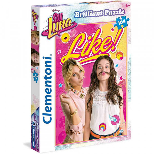 CLEMENTONI PUZZLE 104  SOY LUNA BRILLIANT 