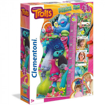 CLEMENTONI PUZZLE 30 MAXI DOUBLE FUN TROL 