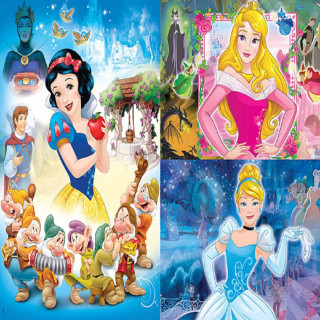 CLEMENTONI PUZZLE 3X48 PRINCESS 