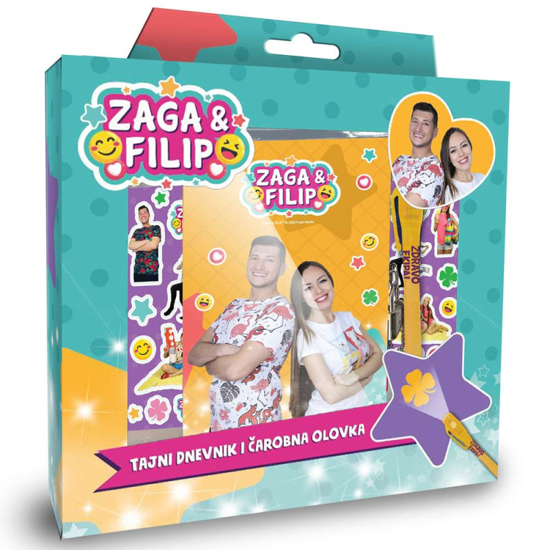 ZAGA&FILIP TAJNI DNEVNIK I CAROBNA OLOVKA