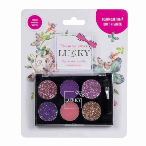 LUKKY SENKE ZA OCI KREMA SA SLJOKICAMA I CETKICOM 6 BOJA 6.2ML - MIX1 T16127 