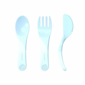 TWISTSHAKE PRIBOR ZA HRANJENJE 6 M PASTEL BLUE
