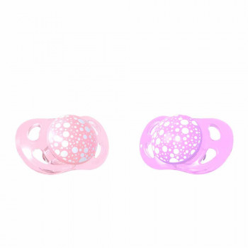 TWISTSHAKE  VARALICA SILIKON 0-6M PASTEL PINK PURPLE 2/1 