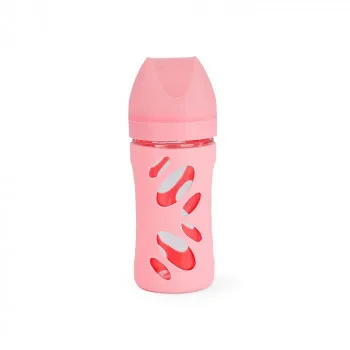 TWISTSHAKE ANTI-COLIC STAKLENA FLASICA 260ML PASTEL PINK 