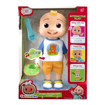 COCOMELON ROTO PLIS DELUXE INTERACTIVE JJ DOLL 