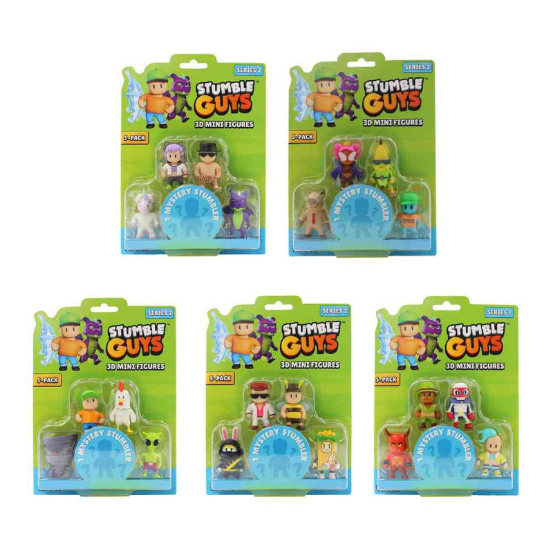 STUMBLE GUYS MINI AKCIONA FIGURE 5PACK