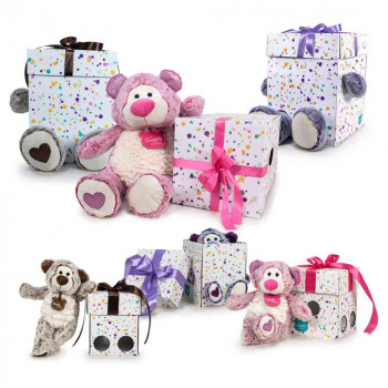 FAMOSO PLIŠANI MEDA HAPPY MOMENTS 32 CM 