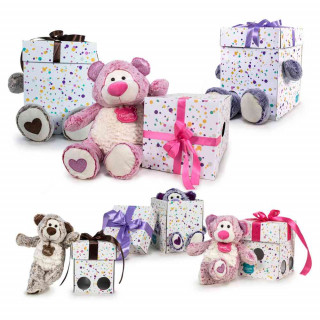 FAMOSO PLIŠANI MEDA HAPPY MOMENTS 54 CM