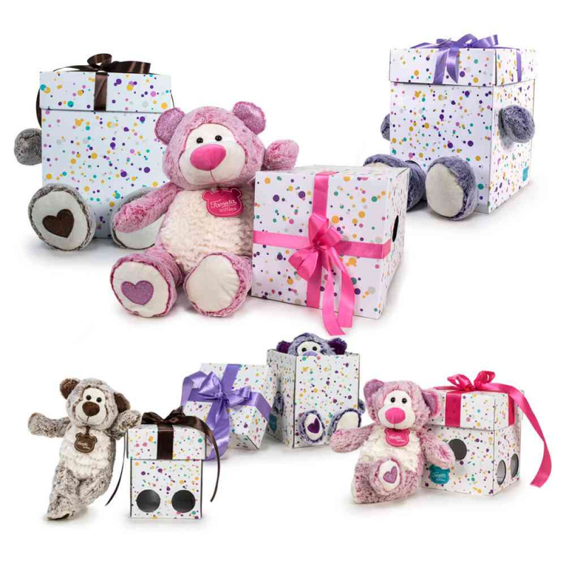 FAMOSO PLIŠANI MEDA HAPPY MOMENTS 54 CM