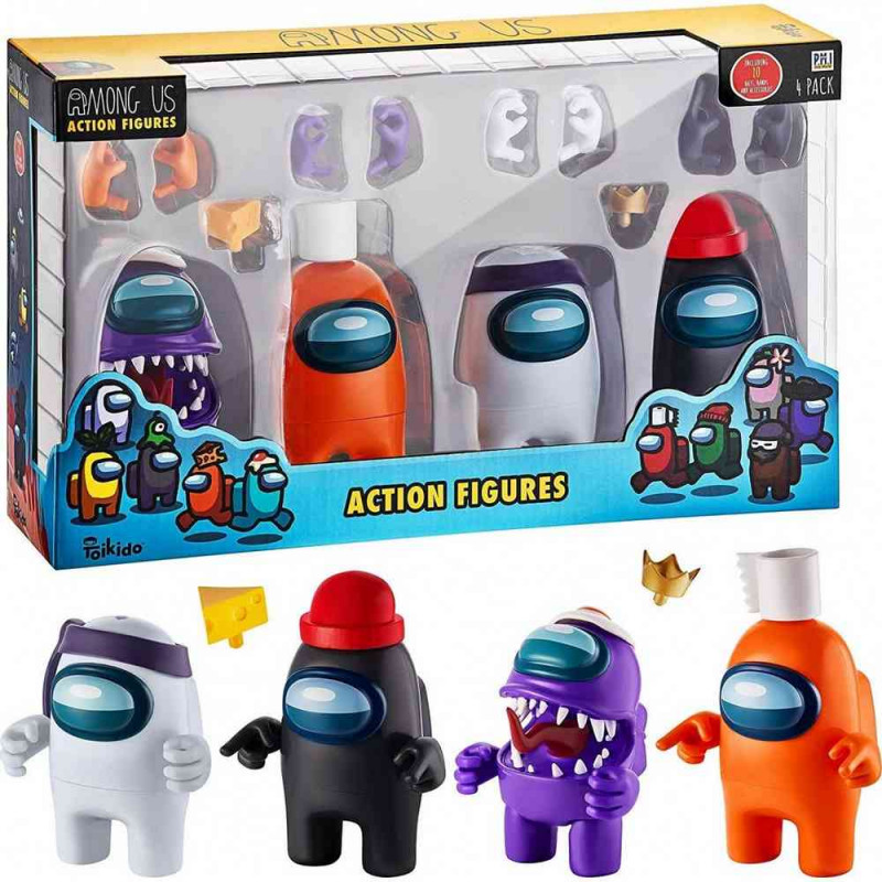 AMONG US AKCIONA FIGURA 4 PACK
