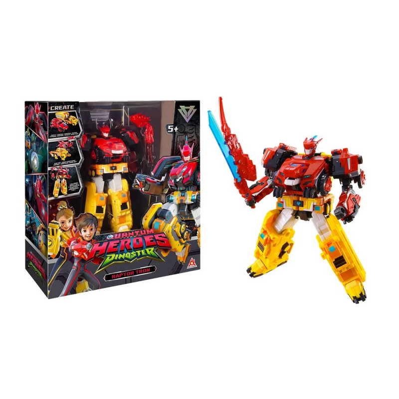 DINOSTER TRANSFORMABLE ROBOT RAPTOR TRON 