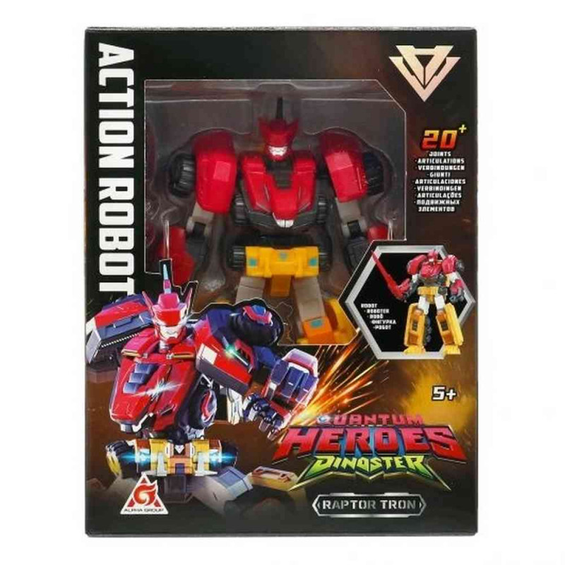 DINOSTER FIGURA 13 CM RAPTOR TRON 