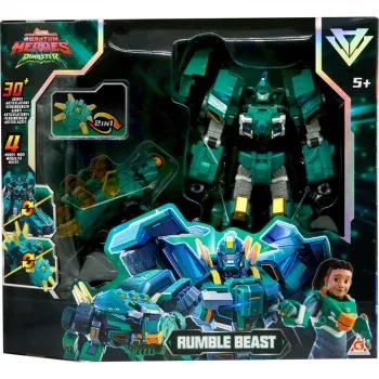 DINOSTER S2 - TRANSFORMABLE ROBOT - RUMBLE BEAST 
