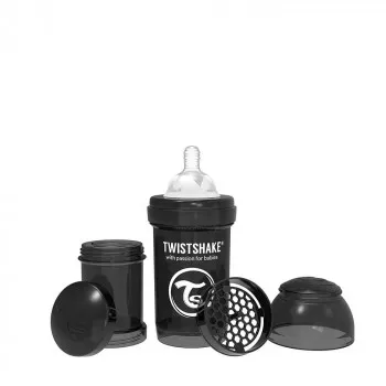 TWISTSHAKE FLAŠICA ZA BEBE 180ML BLACK 