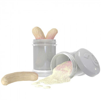 TWISTSHAKE POSUDA ZA CUVANJE HRANE 2X 100ML PASTEL GREY 