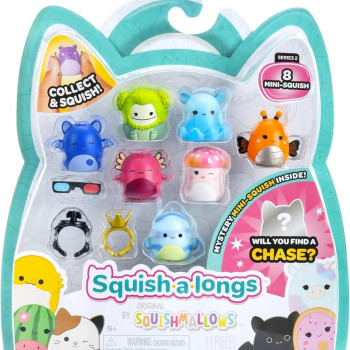 SQUISH-A-LONGS 8 PACK FIGURICE 
