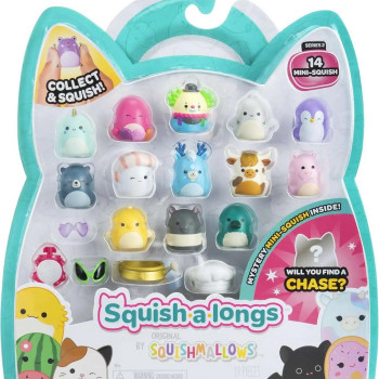 SQUISH-A-LONGS 14 PACK FIGURICE 