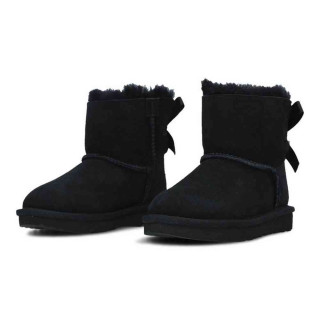 UGG CIZME MINI BAILEY BOW BLACK-BLK 
