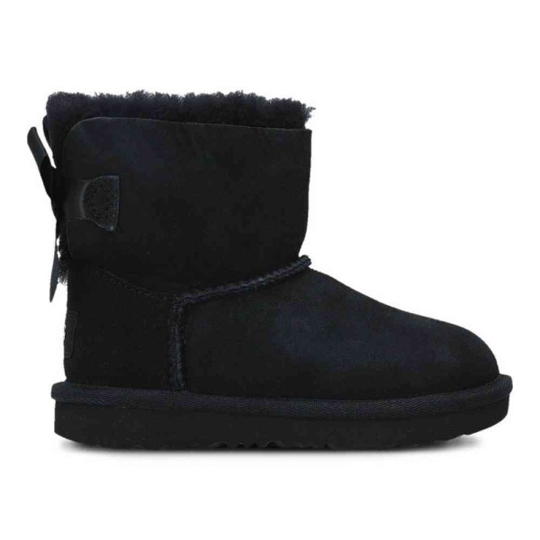 UGG CIZME MINI BAILEY BOW BLACK-BLK 