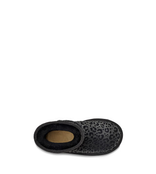 UGG CIZME CLASSIC II GLITTER LEOPARD BLK 