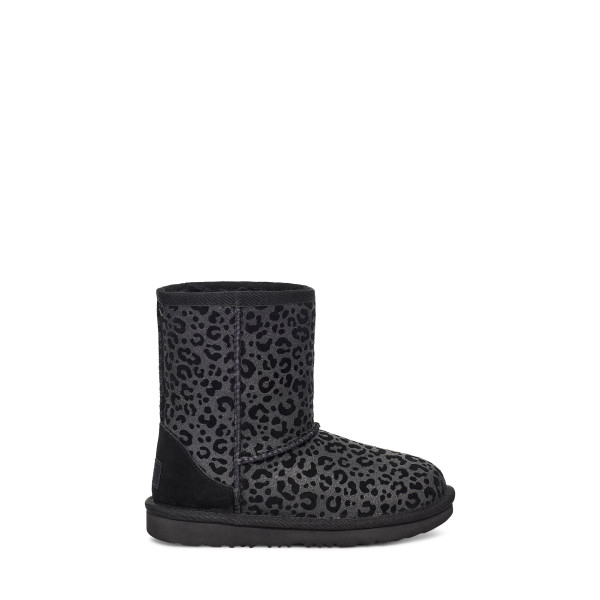 UGG CIZME CLASSIC II GLITTER LEOPARD BLK 