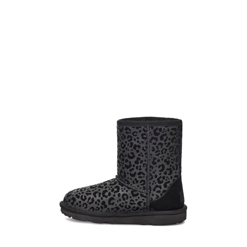 UGG CIZME CLASSIC II GLITTER LEOPARD BLK 